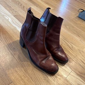Leather Chelsea boots